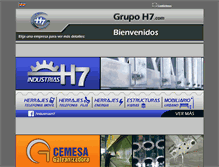 Tablet Screenshot of grupoh7.com
